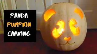 How To Carve A Pumpkin Panda For Halloween