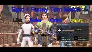 Epic + Funny Tdm(Library) Match Pubg
