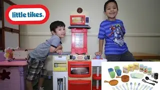 Cook 'n Store Kitchen - Red from Little Tikes stove kitchen review