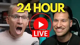 24 Hour Youtube Content Creation Challenge LIVESTREAM #1 (Behind The Scenes)