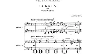 Arnold Bax - Sonata for 2 Pianos, GP 298