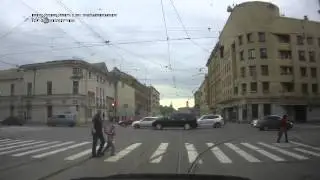 Стрельба бешеного пешехода.