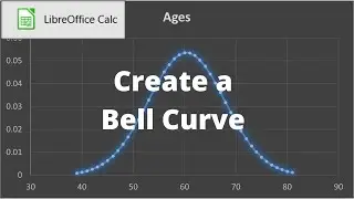 How to create a bell curve in LibreOffice Calc