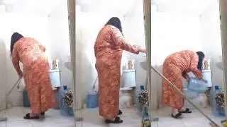 روتين يومي بطة مغربية في الحمام