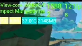 121fps bug in poco x4gt? genshin impact gameplay