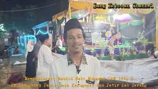 Kemeriahan Perayaan Maulid Nabi Muhammad SAW Di Kp Kadugenep Pasir Desa Kadugenep Kecamatan Petir