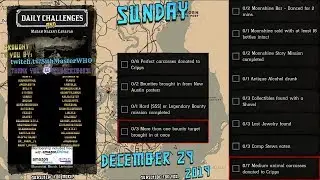 Role + Daily Challenges Madam Nazar Western Chipmunk Locations RDR2 Red Dead Online (12/29/19)