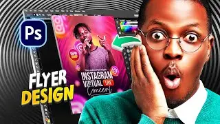How To Create a Social Media Poster Design On Adobe Photoshop || 2023 Turtorial