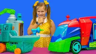 Assistant Finds Missing PJ Masks 2 in 1 Mobile HQ taken by Gabby Gabby