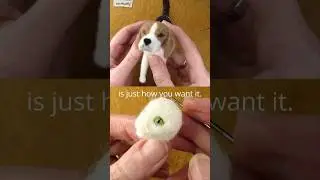 Getting the Shape Accurate when Needle Felting, Tip for Beginners 