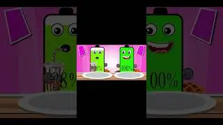 Asmr mukbang animation drinking and eating sounds #shorts