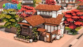 Tiny Japanese home | Mt. Komorebi | Sims 4 | Stop motion | NO CC