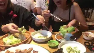How to eat Samgyeopsal | Vlog No. 1