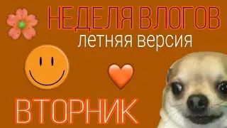 НЕДЕЛЯ ВЛОГОВ. ☀️ вторник 🧡