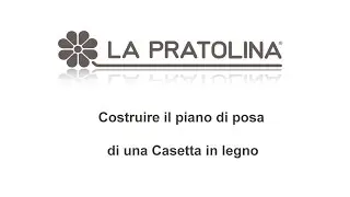 Costruire un basamento per casette di legno
