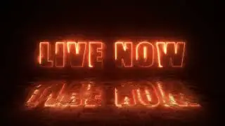 Electric neon logo animation