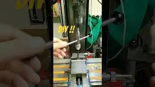 Turning a male by hand! DIY device! 