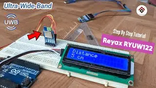 Reyax RYUW122 Lite with Arduino[CODE] | Real time distance measurement using UWB module and Arduino