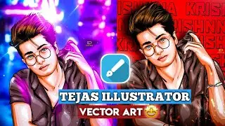 Learn Tejas Illustrator Vector Art|Infinite Design|Vector art Banaye easily|prince editz
