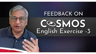 Feedback on Cosmos English Exercise -3
