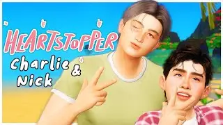 heartstopper charlie & nick cas + cc list!! 👬🍃 | the sims 4