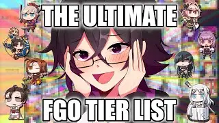 My Ultimate Fate/Grand Order Tier List (w/ Friends)