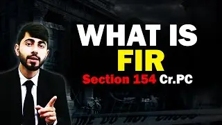 What Is FIR..? Section 154 of Code of Criminal Procedure/ CrPC