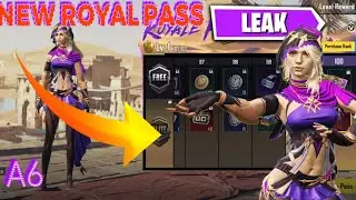 A6 Royal pass | 1 to 100 rewards | bgmi big changes