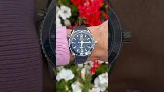 Fantastic to try on the Omega Seamaster GMT Planet Ocean. #omegawatch #omegaseamaster #planetocean