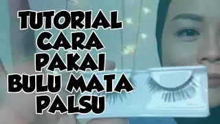 TUTORIAL PASANG BULUMATA PALSU SENDIRI || UNTUK PEMULA