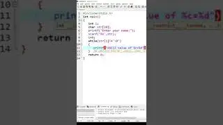 Print ASCII value of Your Name
