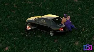 Funky 3d Animation Scene in Blender | Funny Animation #trending #trendingvideo #animation #art