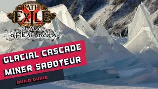 [3.19]Glacial Cascade Miner Saboteur Path of Exile Starter Build
