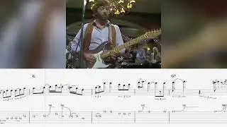 Goodnight Irene | Eric Clapton Guitar Solo | TRANSCRIPTION
