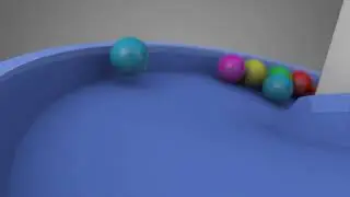 Balls in a Container | Cinema 4D | Graphics Design