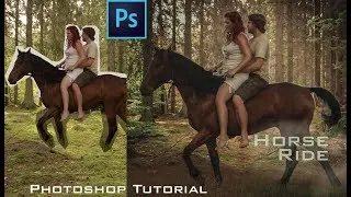 Horse Ride manipulation | Photoshop Tutorial