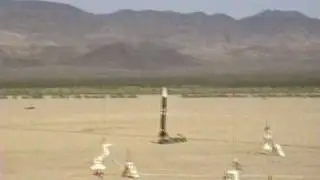 RC truck; MX missile rocket on a R/C tonka truck