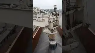 How is cargo loaded on a ship?