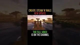 Create: steam 'n rails. New update. Tutorial / guide 1.20.1 (minecraft java edition)