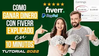 Fiverr Tutorial in Spanish 2022: Make Money Online! Explained in 10 Minutes