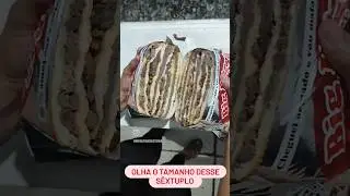 Olha o Tamanho Desse Lanche 😋