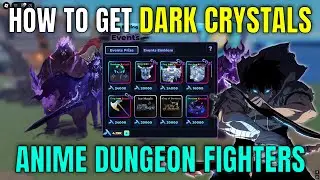 HOW TO GET DARK CRYSTALS IN ANIME DUNGEON FIGHTERS! Unlock Cosmetics & Fruits - Roblox