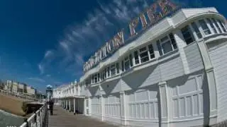 Wide angle pictures of Brighton