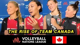The Rise Of Team Canada Women's Volleyball | VNL Women's 2024