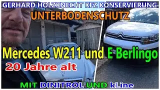 Mercedes W211 und Renault E Berlingo neu