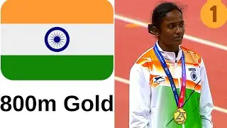 800m🥇Gold🥇 | 🇮🇳INDIA🇮🇳 | Asian Athletics Championship 2019