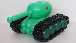 Tank of balloons - twisting tutorial (English subs)