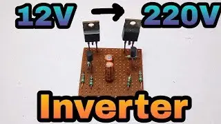 How To Make Inverter Using Transistor ! Easy Inverter At Home By Creative Projects