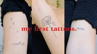 my first tattoos ✨( pain, meaning + cost )