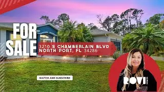 📍 ROVI Homes🚀 l Real Estate l 3210 S Chamberlain Boulevard, North Port, FL 34286 | Amber Tucker